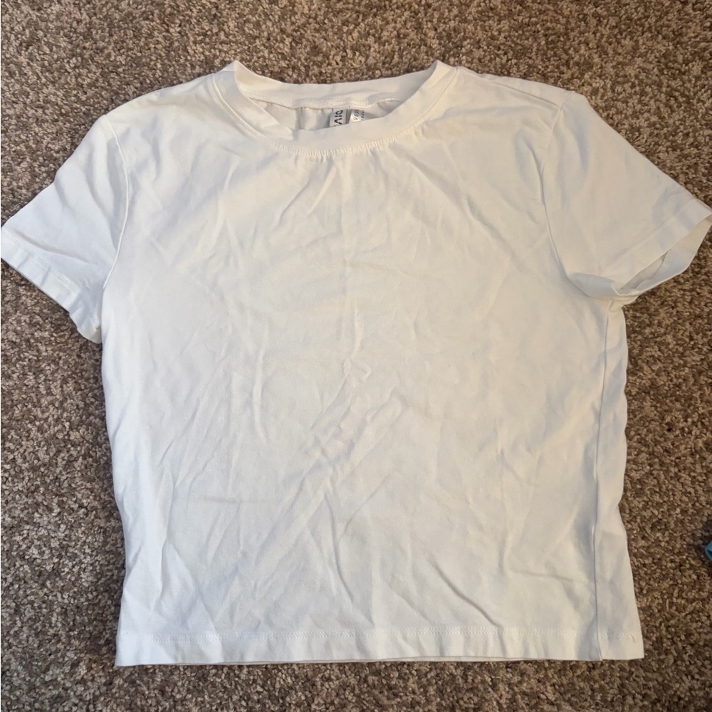 Divided White Short Sleeve Crewneck Tee